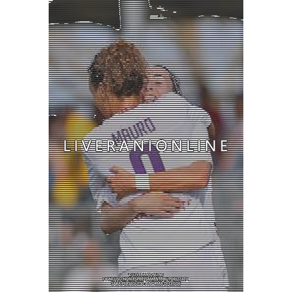Campionato di Calcio Serie A Femminile 2019/2020 Firenze, Italia 01/01/2020 Fiorentina Women&#39;s Italian soccer Serie A season 2019/20 Nella foto: Paloma Lazaro (Fiorentina Women\'s) e Ilaria Mauro (Fiorentina Women\'s) ©Lisa Guglielmi - Alessio Marini / AGENZIA ALDO LIVERANI SAS