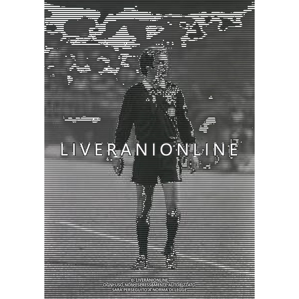 02-09-1981 MILANO COPPA ITALIA MILAN SPAL 1-1 NELLA FOTO ARBITRO LUIGI ALTOBELLI AG ALDO LIVERANI SAS