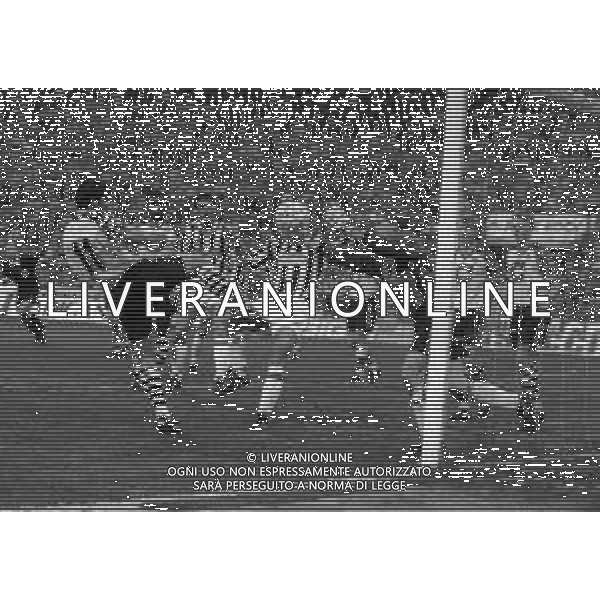 04-04-1995 MILANO SEMIFINALE DI ANDATA DI COPPA UEFA JUVENTUS -BORUSSIA DORTMUND 2-2 NELLA FOTO KARL HEINZE RIEDLE AG ALDO LIVERANISAS