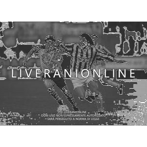 04-04-1995 MILANO SEMIFINALE DI ANDATA DI COPPA UEFA JUVENTUS -BORUSSIA DORTMUND 2-2 NELLA FOTO PAULO SOUSA E ANDREAS MOLLER AG ALDO LIVERANISAS