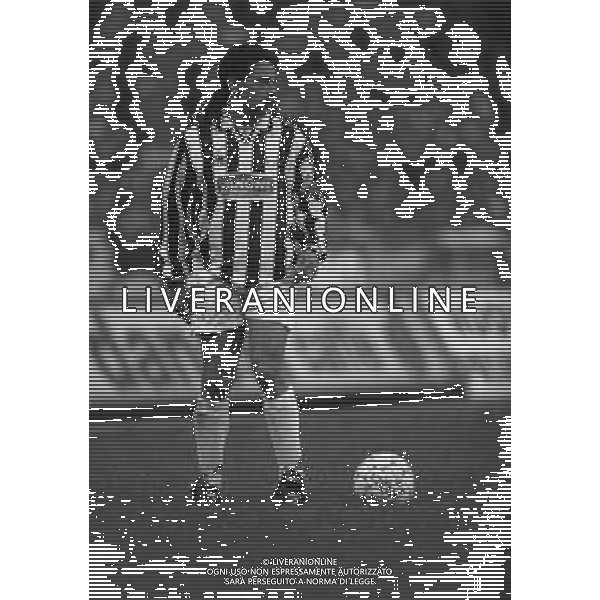 04-04-1995 MILANO SEMIFINALE DI ANDATA DI COPPA UEFA JUVENTUS -BORUSSIA DORTMUND 2-2 NELLA FOTO ROBERTO BAGGIO AG ALDO LIVERANISAS