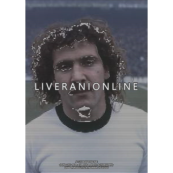 RETROSPETTIVA GIANLUCA DE PONTI CALCIATORE NELLA FOTO GIANLUCA DE PONTI CON LA MAGLIA DEL CESENA CALCIO AG ALDO LIVERANI SAS