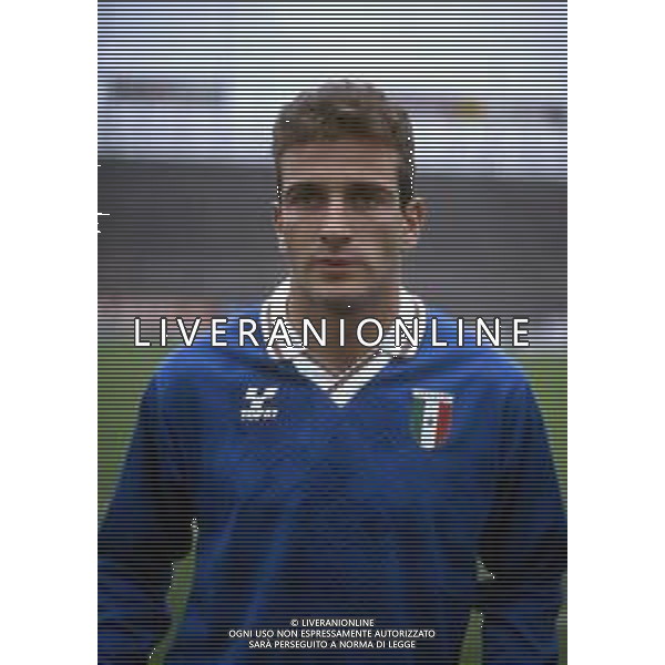 RETROSPETTIVA TIZIANO DE PATRE CALCIATORE NELLA FOTO TIZIANO DE PATRE CON LA NAZIONALE ITALIANA MILITARE AG ALDO LIVERANI SAS