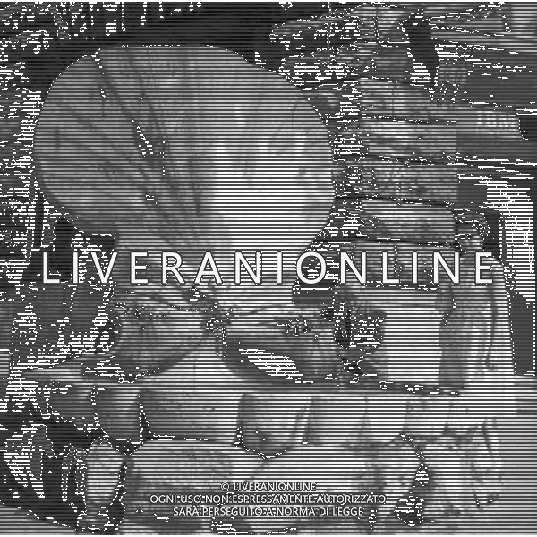RETROSPETTIVA 1950 - VEDUTE DELLA CITTA\' DI ROMA Nella foto La fontana delle Api, situata all\'angolo di piazza Barberini con via Veneto, realizzata nel 1644 da Gian Lorenzo Bernini. ©Archivio Giovanni Liverani / AGENZIA ALDO LIVERANI SAS