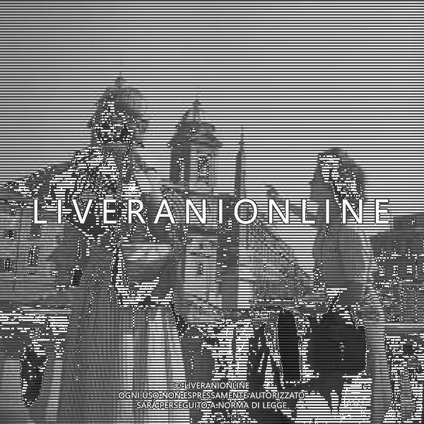 RETROSPETTIVA 1950 - VEDUTE DELLA CITTA\' DI ROMA Nella foto La chiesa della Santissima Trinita\' dei Monti ©Archivio Giovanni Liverani / AGENZIA ALDO LIVERANI SAS