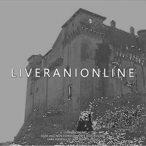 RETROSPETTIVA 1950 - VEDUTE DELLA CITTA\' DI ROMA Nella foto il Castello di Santa Severa, frazione di Santa Marinella ©Archivio Giovanni Liverani / AGENZIA ALDO LIVERANI SAS