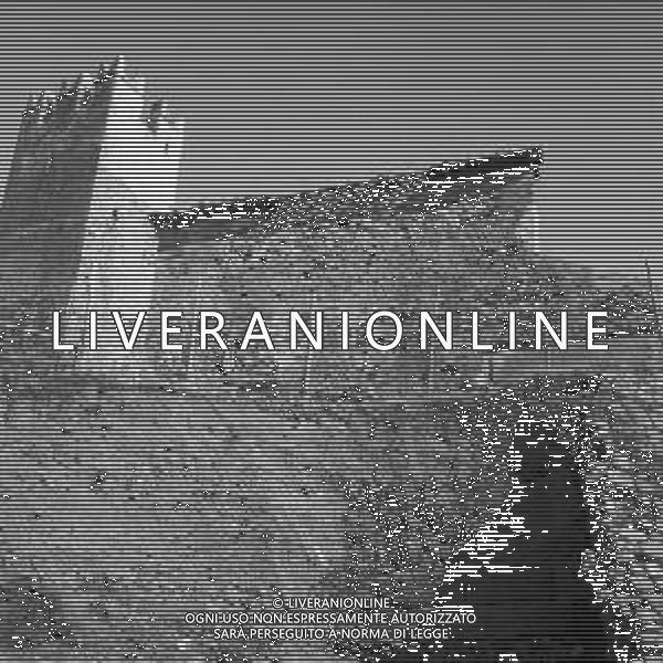RETROSPETTIVA 1950 - VEDUTE DELLA CITTA\' DI ROMA Nella foto il Castello di Santa Severa, frazione di Santa Marinella ©Archivio Giovanni Liverani / AGENZIA ALDO LIVERANI SAS