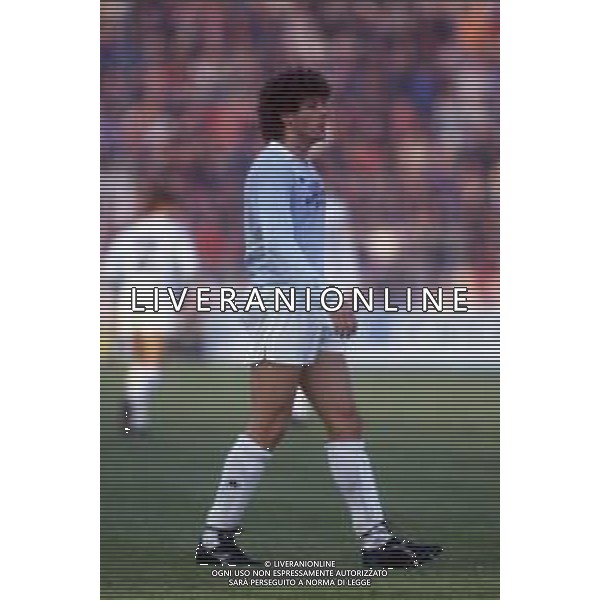 RETROSPETTIVA GUSTAVO DEZOTTI CALCIATORE NELLA FOTO GUSTAVO DEZOTTI CON LA MAGLIA DELLA LAZIO AG ALDO LIVERANI SAS