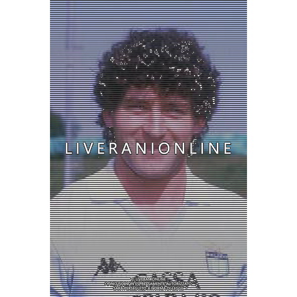 RETROSPETTIVA GUSTAVO DEZOTTI CALCIATORE NELLA FOTO GUSTAVO DEZOTTI CON LA MAGLIA DELLA LAZIO AG ALDO LIVERANI SAS