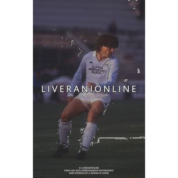 RETROSPETTIVA GUSTAVO DEZOTTI CALCIATORE NELLA FOTO GUSTAVO DEZOTTI CON LA MAGLIA DELLA LAZIO AG ALDO LIVERANI SAS
