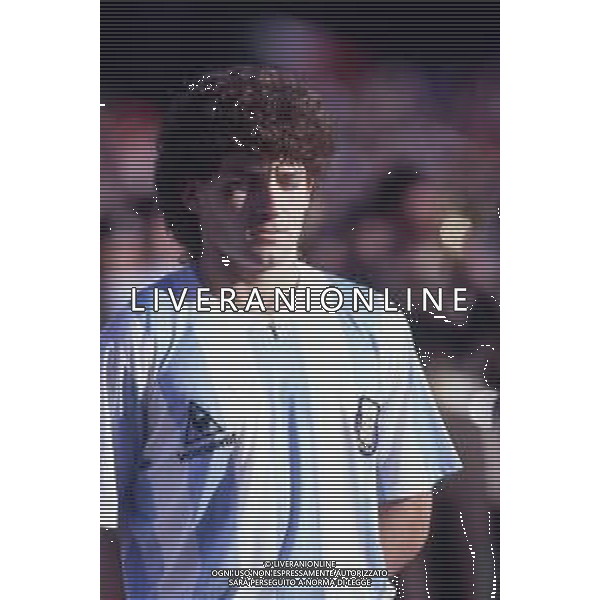 RETROSPETTIVA GUSTAVO DEZOTTI CALCIATORE NELLA FOTO GUSTAVO DEZOTTI CON MAGLIA DELLA NAZIONALE ARGENTINA AG ALDO LIVERANI SAS