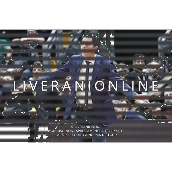 Campionato di Basket Serie A 2019/2020 Bologna, Italia 01/01/2020 Campionato di Basket Serie A 2019/2020 Nella foto: Antimo Martino, allenatore Fortitudo Pompea Bologna ©Michele Nucci - Alessio Marini / AGENZIA ALDO LIVERANI SAS