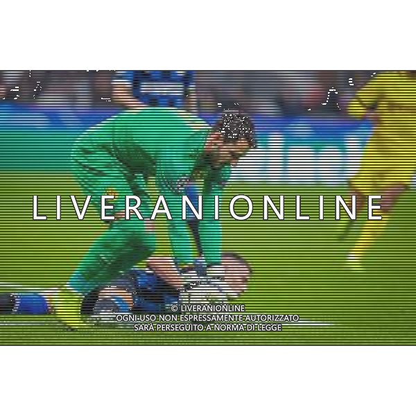 Roman Burki of Borussia Dortmund during Champions League season 2019/20 - Photo credit Fabrizio Carabelli /LMEDIA / AGENZIA ALDO LIVERANI SAS