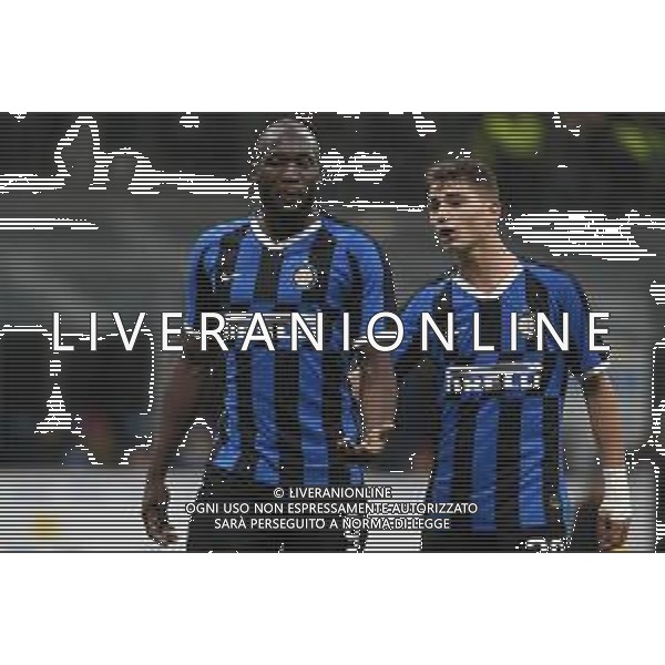 Campionato di Calcio Serie A 2019/2020 Milano, Italia 01/01/2020 FC Internazionale Italian soccer Serie A season 2019/20 Nella foto: Romelu Lukaku (Inter) e Sebastiano Esposito (Inter) ©Matteo Papini - Alessio Marini / AGENZIA ALDO LIVERANI SAS