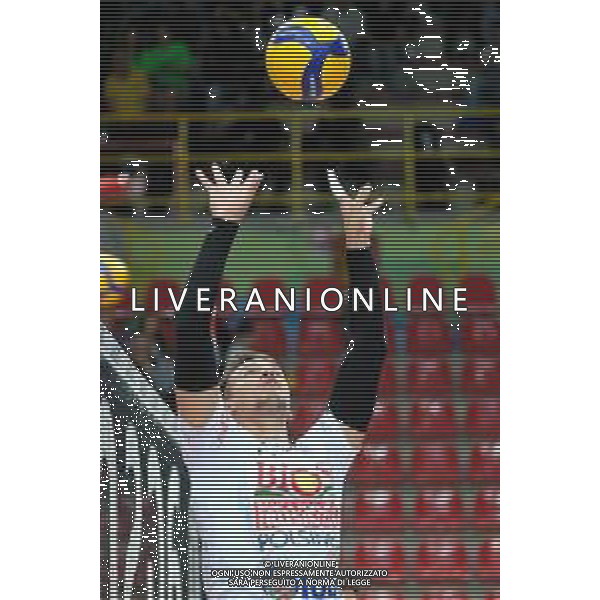 Volleyball Italian Serie A Men Superleague Championship 2019/2020 AGSM Forum‚Äã, Verona, Italy, 01 Jan 2020 Italian Volleyball Superlega Serie A season 2019/20 Photo showing: Murilo Radke (77) Globo - Banca Popolare del Frusinate - Sora©Roberto Tommasini - Alessio Marini / AGENZIA ALDO LIVERANI SAS