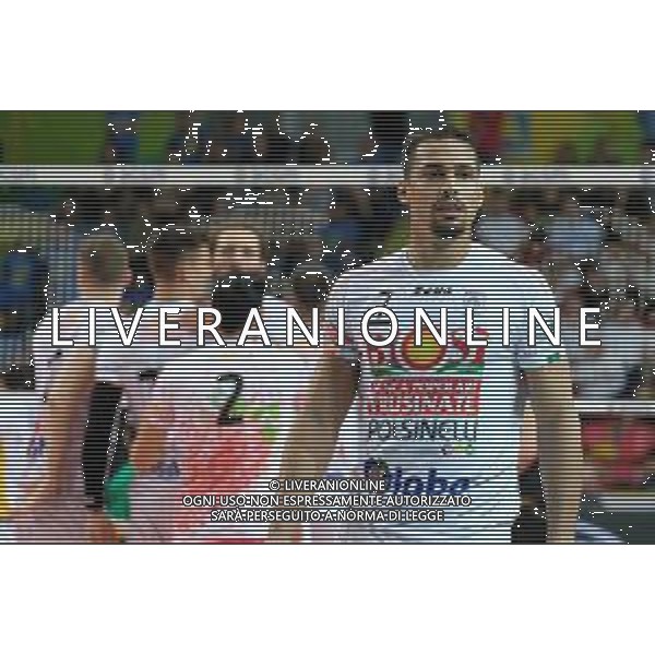 Volleyball Italian Serie A Men Superleague Championship 2019/2020 AGSM Forum‚Äã, Verona, Italy, 01 Jan 2020 Italian Volleyball Superlega Serie A season 2019/20 Photo showing: Joao Rafael De Barros Ferreira (7) Globo - Banca Popolare del Frusinate - Sora©Roberto Tommasini - Alessio Marini / AGENZIA ALDO LIVERANI SAS