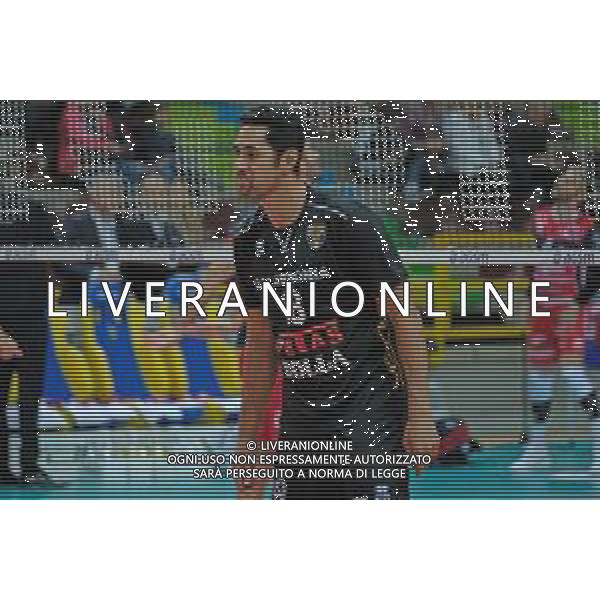 Volleyball Italian Serie A Men Superleague Championship 2019/2020 AGSM Forum‚Äã, Verona, Italy, 01 Jan 2020 Italian Volleyball Superlega Serie A season 2019/20 Photo showing: Garrett Muagututia (18) Calzedonia Verona©Roberto Tommasini - Alessio Marini / AGENZIA ALDO LIVERANI SAS
