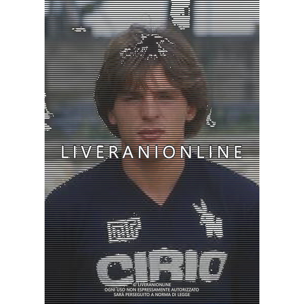 RETROSPETTIVA ANTONIO DE VITIS CALCIATORE NELLA FOTO ANTONIO DE VITIS CON LA MAGLIA DEL NAPOLI CALCIO AG ALDO LIVERANI SAS