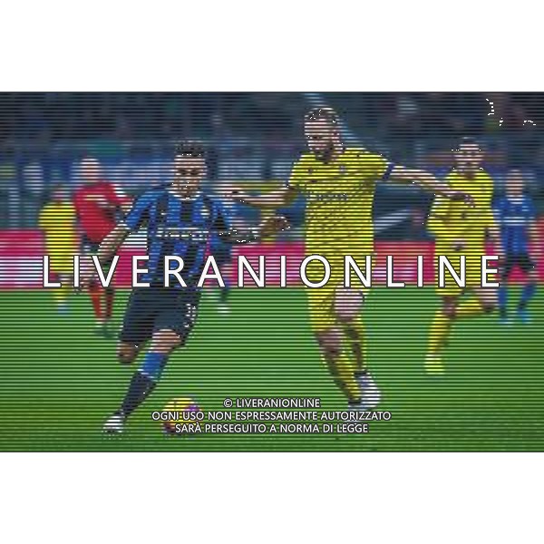 Lautaro Mart√≠nez of FC Internazionale during italian soccer Serie A season 2019/20 of FC Internazionale - Photo credit Fabrizio Carabelli /LMEDIA / AGENZIA ALDO LIVERANI SAS
