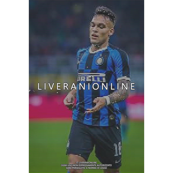 Lautaro Mart√≠nez of FC Internazionale during italian soccer Serie A season 2019/20 of FC Internazionale - Photo credit Fabrizio Carabelli /LMEDIA / AGENZIA ALDO LIVERANI SAS