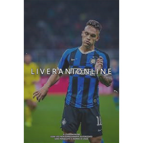 Lautaro Mart√≠nez of FC Internazionale during italian soccer Serie A season 2019/20 of FC Internazionale - Photo credit Fabrizio Carabelli /LMEDIA / AGENZIA ALDO LIVERANI SAS
