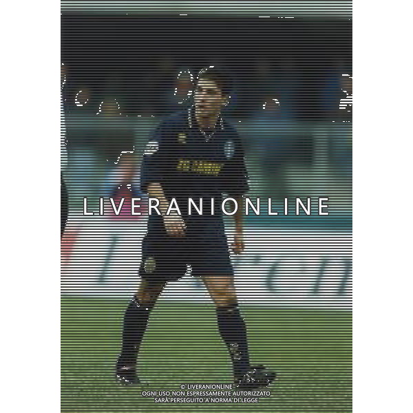 RETROSPETTIVA ALESSANDRO MANETTI CALCIATORE NELLA FOTO ALESSANDRO MANETTI CON LA MAGLIA DEL VERONA CALCIO AG ALDO LIVERANI SAS