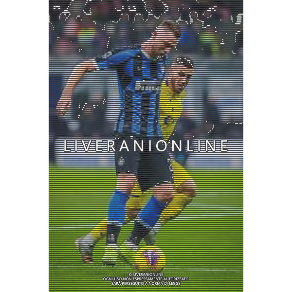 Milan Skriniar of FC Internazionale during italian soccer Serie A season 2019/20 of FC Internazionale - Photo credit Fabrizio Carabelli /LMEDIA / AGENZIA ALDO LIVERANI SAS