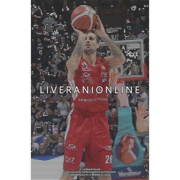 Campionato di Basket Serie A 2019/2020 Bologna, Italy, 01 Jan 2020 Italian Serie A Basketball Championship 2019/20 Photo showing: Andrea Cinciarini (AX Armani Exchange Milano)©Michele Nucci - Alessio Marini / AGENZIA ALDO LIVERANI SAS