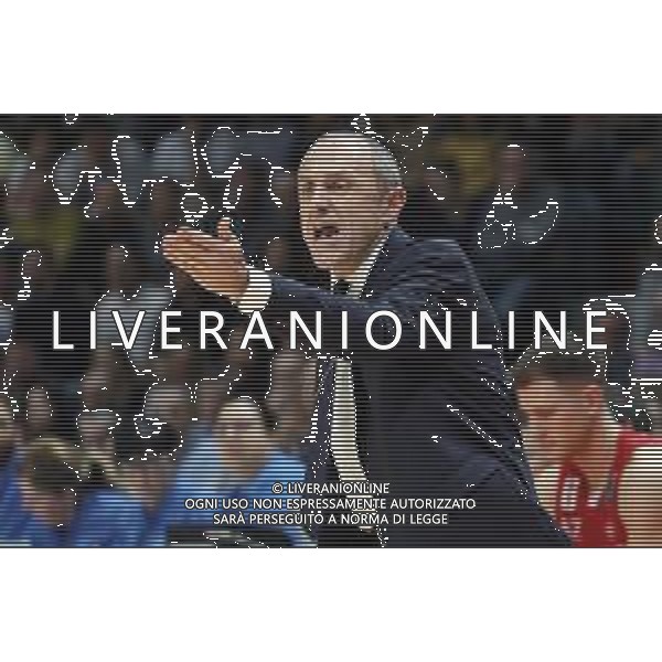 Campionato di Basket Serie A 2019/2020 Bologna, Italy, 01 Jan 2020 Italian Serie A Basketball Championship 2019/20 Photo showing: Ettore Messina - allenatore AX Armani Exchange Milano©Michele Nucci - Alessio Marini / AGENZIA ALDO LIVERANI SAS