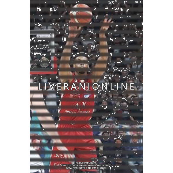 Campionato di Basket Serie A 2019/2020 Bologna, Italy, 01 Jan 2020 Italian Serie A Basketball Championship 2019/20 Photo showing: Jeff Brooks (AX Armani Exchange Milano)©Michele Nucci - Alessio Marini / AGENZIA ALDO LIVERANI SAS