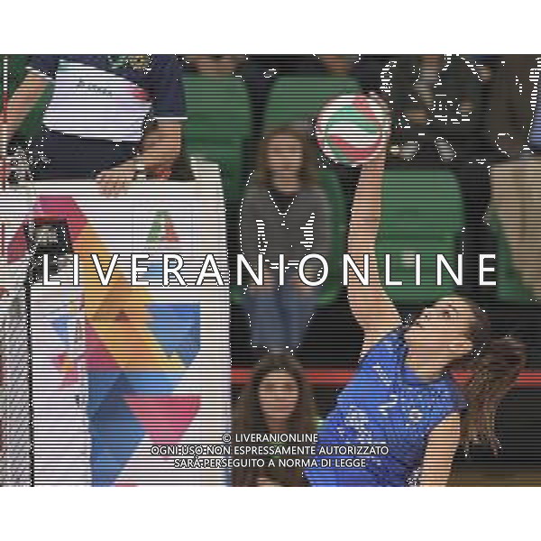 Campionato di Volley Serie A1 Femminile 2019/2020 Florence, Italy, 01 Jan 2020 Italian Volleyball Serie A1 Women season 2019/20 Photo showing: Sara Alberti in schiacciata (Il Bisonte Firenze) ©Filippo Tomasi - Alessio Marini / AGENZIA ALDO LIVERANI SAS