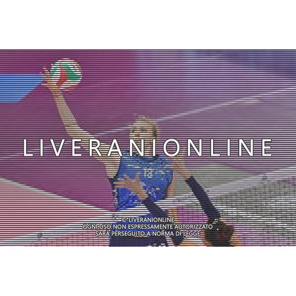 Campionato di Volley Serie A1 Femminile 2019/2020 Florence, Italy, 01 Jan 2020 Italian Volleyball Serie A1 Women season 2019/20 Photo showing: Sarah Fahr (Il Bisonte Firenze)©Lisa Guglielmi - Alessio Marini / AGENZIA ALDO LIVERANI SAS