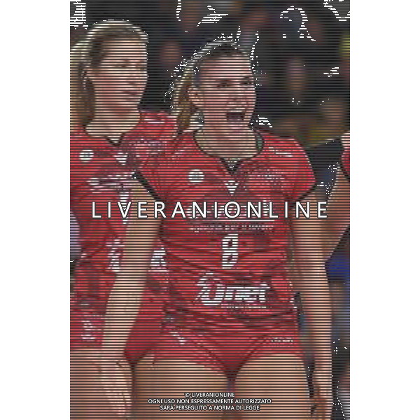 Campionato di Volley Serie A1 Femminile 2019/2020 Florence, Italy, 01 Jan 2020 Italian Volleyball Serie A1 Women season 2019/20 Photo showing: Alessia Orro (Unet E-Work Busto Arsizio)©Lisa Guglielmi - Alessio Marini / AGENZIA ALDO LIVERANI SAS