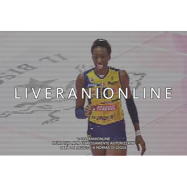 Campionato di Volley Serie A1 Femminile 2019/2020 Florence, Italy, 01 Jan 2020 Italian Volleyball Serie A1 Women season 2019/20 Photo showing: Paola Egonu (Imoco Volley Conegliano)©Lisa Guglielmi - Alessio Marini / AGENZIA ALDO LIVERANI SAS