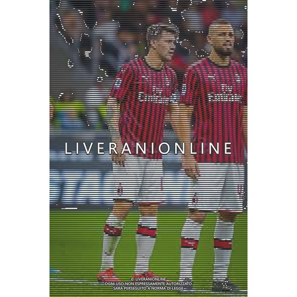 Alessio Romagnoli of AC Milan during italian soccer Serie A season 2019/20 of AC Milan - Photo credit Fabrizio Carabelli /LMEDIA / AGENZIA ALDO LIVERANI SAS