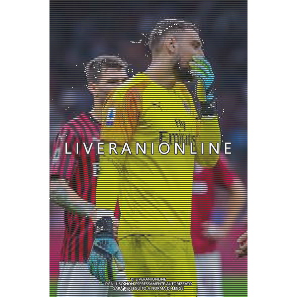 Gianluigi Donnarumma of AC Milan during italian soccer Serie A season 2019/20 of AC Milan - Photo credit Fabrizio Carabelli /LMEDIA / AGENZIA ALDO LIVERANI SAS