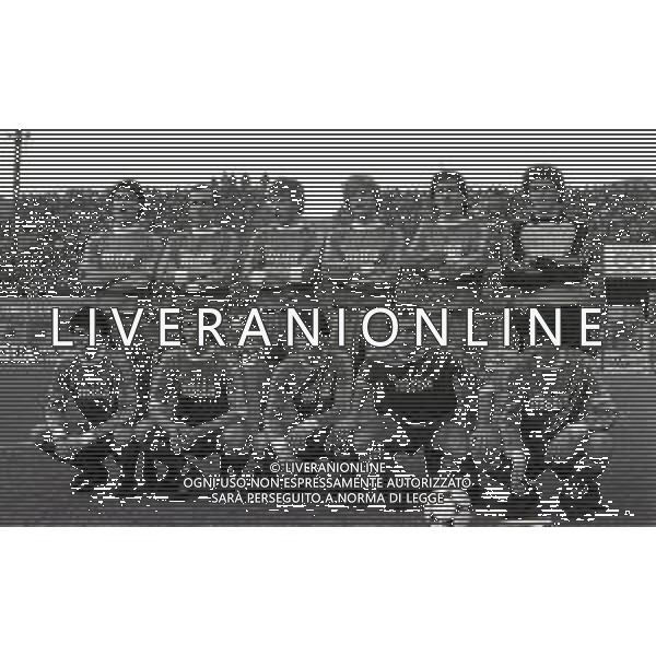 15-01-1984 COMO-CAMPIONATO DI CALCIO SERIE B COMO AREZZO 2-0 NELLA FOTO LA FORMAZIONE DEL COMO CALCIO 1983-1984 DA SINISTRA IN PIEDI MASSIMO ALBIERO-MAURO GIBELLINI-MORENO MANNINI-CLAUDIO SCLOSA-ANTONIO TEMPESTILLI-GIULIANO GIULIANI SEDDA SIN LUCA FUSI-ENRICO TEDESCO-MARINO PALESE-GIANCARLO CENTI-GIANFRANCO MATTEOLI AG ALDO LIVERANI SAS