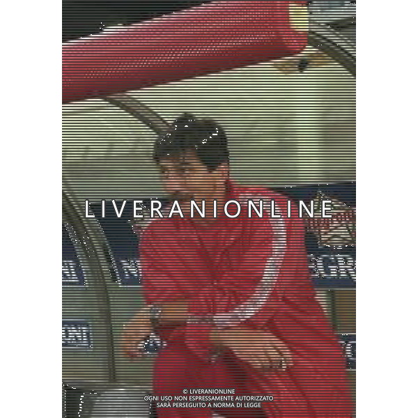 14-04-2001 GENOVA CAMPIONATO DI CALCIO SERIE B GENOA ANCONA 3-1 NELLA FOTO FABIO BRINI ALLENATORE ANCONA CALCIO AG ALDO LIVERANI SAS