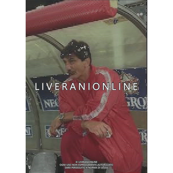 14-04-2001 GENOVA CAMPIONATO DI CALCIO SERIE B GENOA ANCONA 3-1 NELLA FOTO FABIO BRINI ALLENATORE ANCONA CALCIO AG ALDO LIVERANI SAS