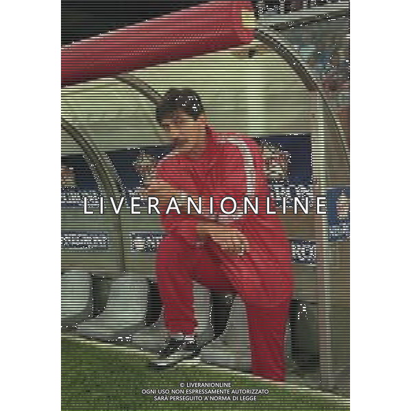 14-04-2001 GENOVA CAMPIONATO DI CALCIO SERIE B GENOA ANCONA 3-1 NELLA FOTO FABIO BRINI ALLENATORE ANCONA CALCIO AG ALDO LIVERANI SAS
