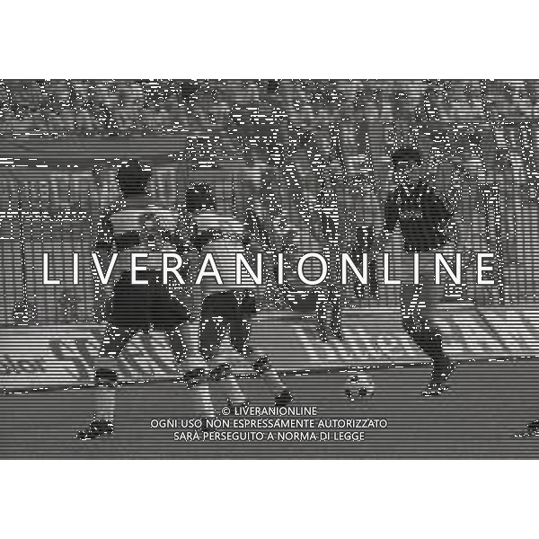 12-09-1982 MILANO CAMPIONATO DI CALCIO SERIE B MILAN SAMBENEDETTESE 2-2 NELLA FOTO GIANCARLO PASINATO AG ALDO LIVERANI SAS