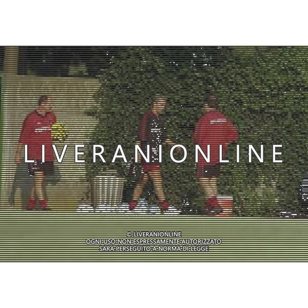 20-07-1999 MILANELLO ALLENAMENTO MILAN NELLA FOTO MAURIZIO GANZ E ALBERTO ZACCHERONI AG ALDO LIVERANI SAS