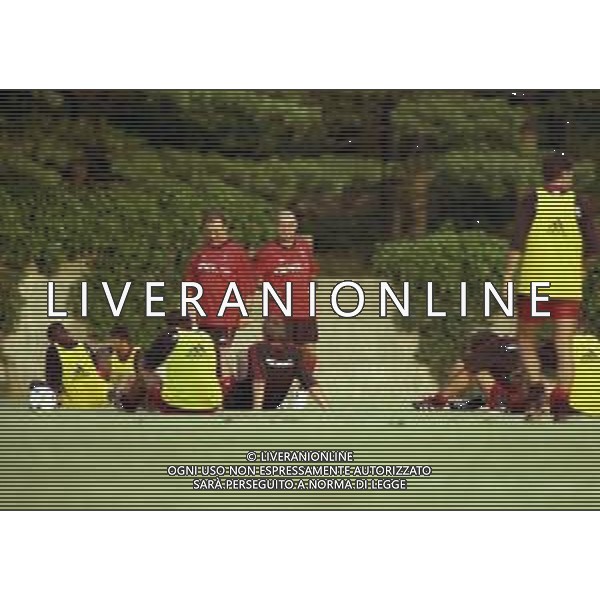 20-07-1999 MILANELLO ALLENAMENTO MILAN NELLA FOTO ALBERTO ZACCHERONI AG ALDO LIVERANI SAS