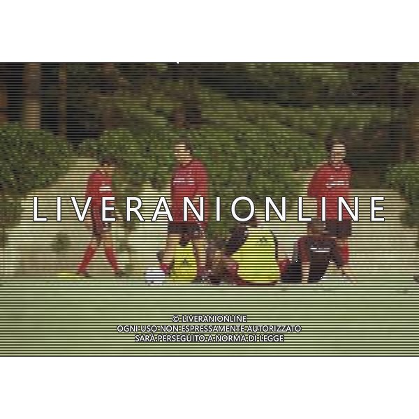 20-07-1999 MILANELLO ALLENAMENTO MILAN NELLA FOTO ALBERTO ZACCHERONI AG ALDO LIVERANI SAS