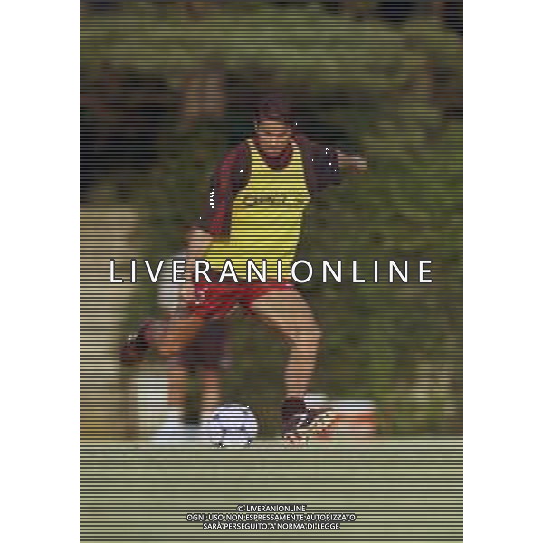 20-07-1999 MILANELLO ALLENAMENTO MILAN NELLA FOTO ALESSANDRO COSTACURTA AG ALDO LIVERANI SAS