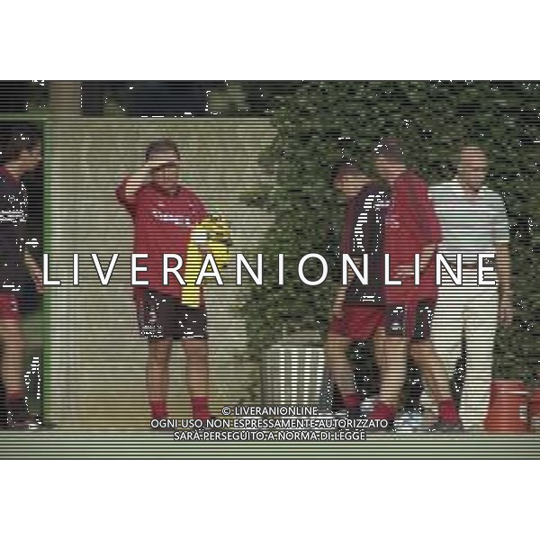20-07-1999 MILANELLO ALLENAMENTO MILAN NELLA FOTO ALBERTO ZACCHERONI AG ALDO LIVERANI SAS