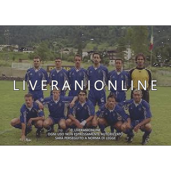 01-08-1999 AMICHEVOLE A FORNI DI SOPRA CESENA- KALAMATA NELLA FOTO FORMAZIONE CESENA CALCIO 1999-2000 AG ALDO LIVERANI SAS