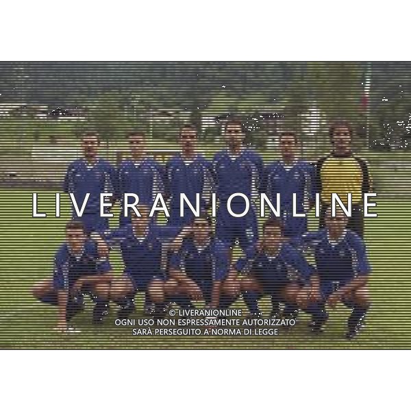01-08-1999 AMICHEVOLE A FORNI DI SOPRA CESENA- KALAMATA NELLA FOTO FORMAZIONE CESENA CALCIO 1999-2000 AG ALDO LIVERANI SAS