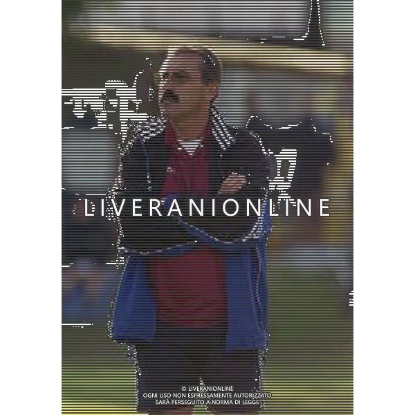 01-08-1999 AMICHEVOLE A FORNI DI SOPRA CESENA- KALAMATA NELLA FOTO NICOLETTI WALTER ALLENATORE CESENA CALCIO AG ALDO LIVERANI SAS