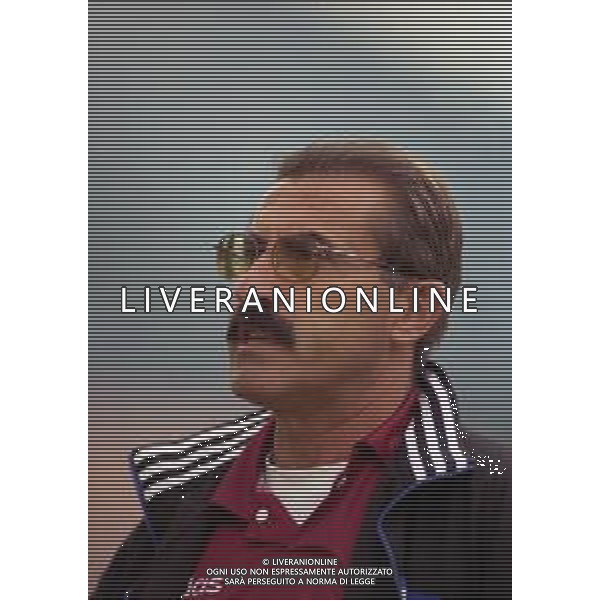 01-08-1999 AMICHEVOLE A FORNI DI SOPRA CESENA- KALAMATA NELLA FOTO NICOLETTI WALTER ALLENATORE CESENA CALCIO AG ALDO LIVERANI SAS